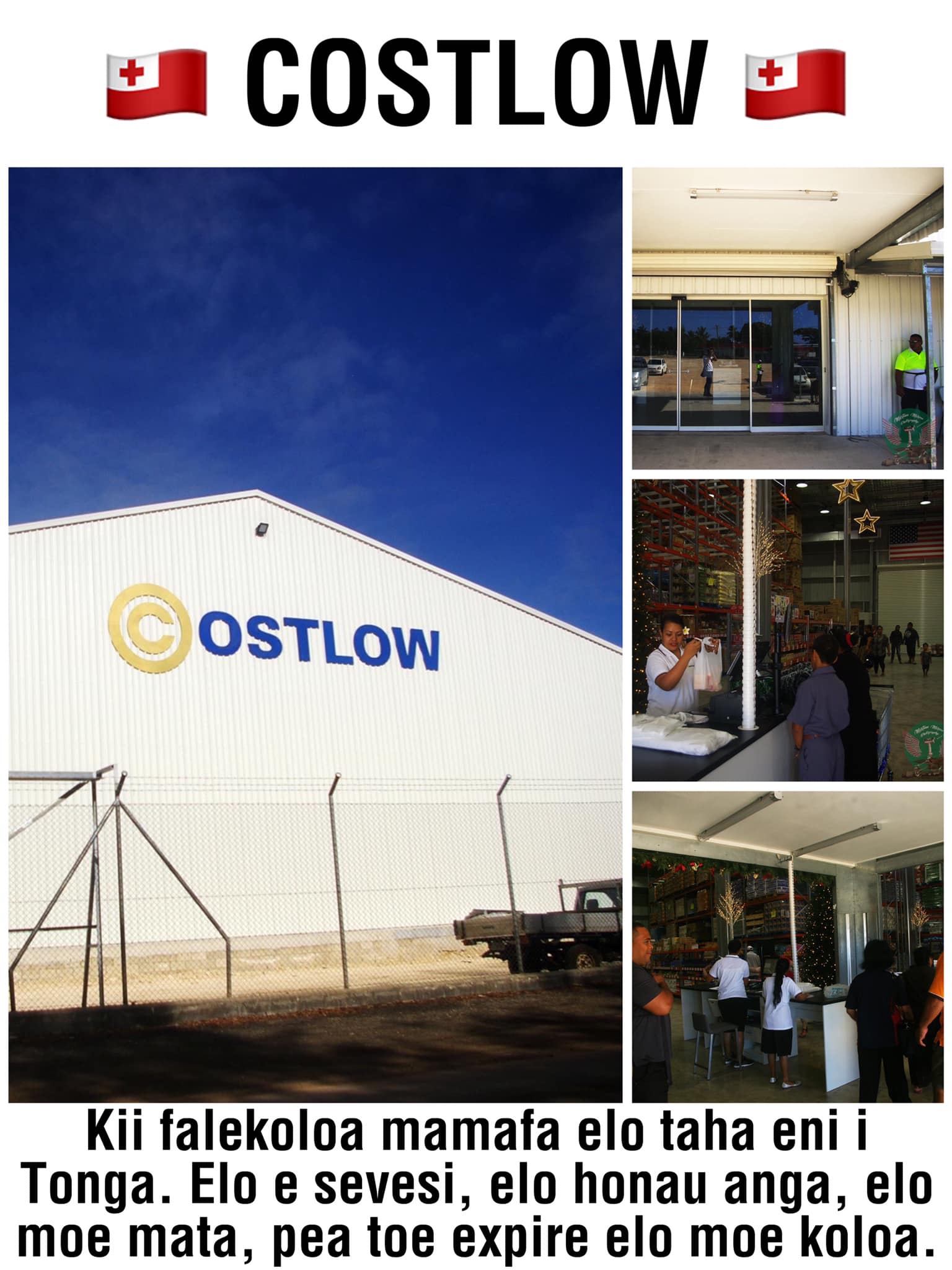 Paongo - COSTLOW is the copycat version of COSTCO in Tonga... | Facebook