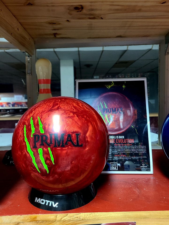 Motiv Bowling Primal Rage Evolution stats