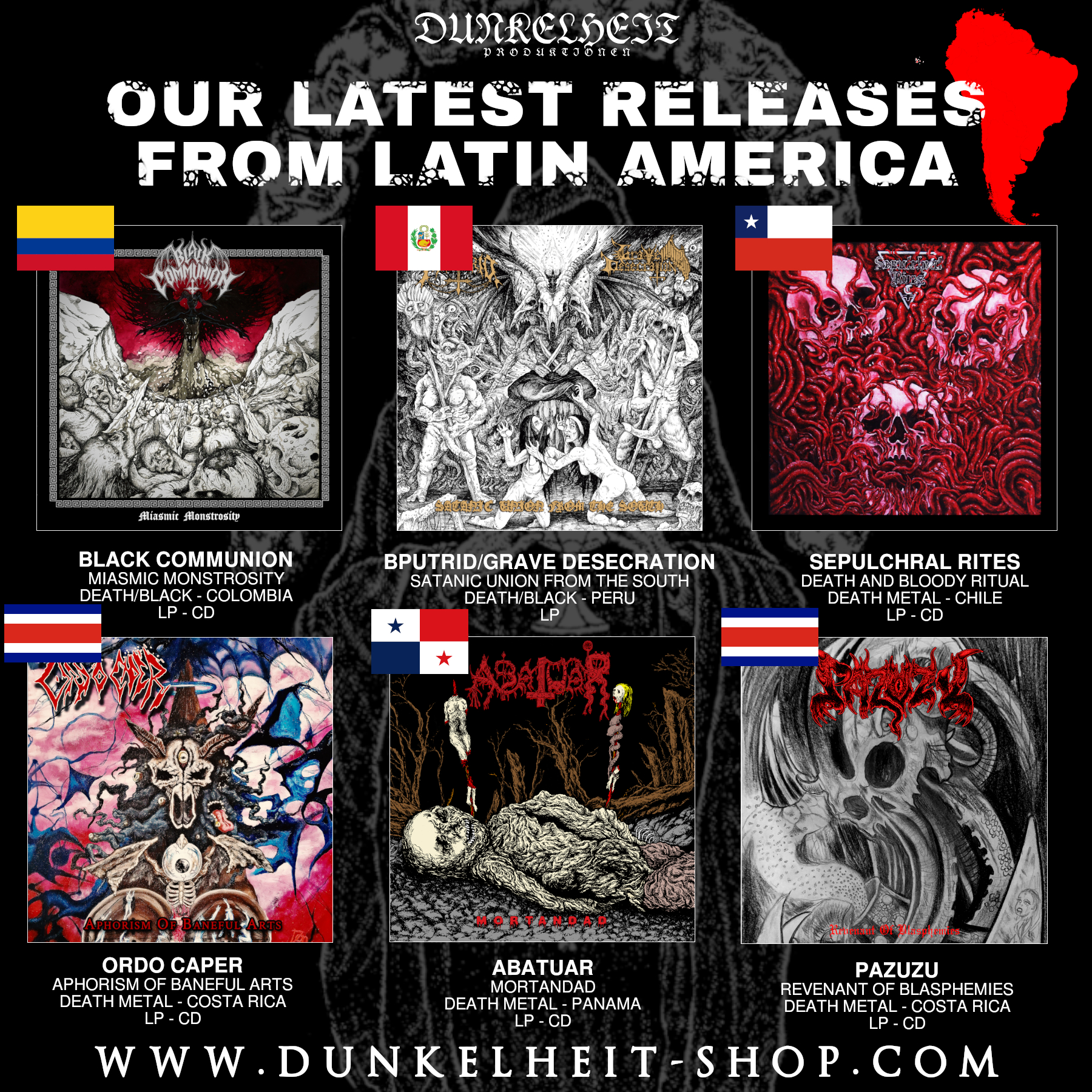 OUR LATEST RELEASES OF ACTS FROM LATIN AMERICA ??? We are 