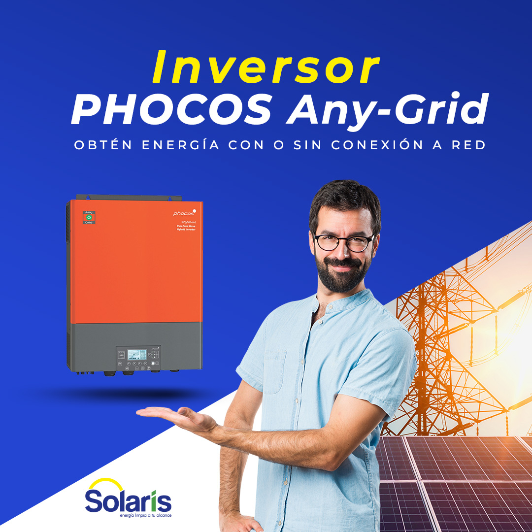 El Inversor Phocos Any-Grid es el... - Solaris Honduras