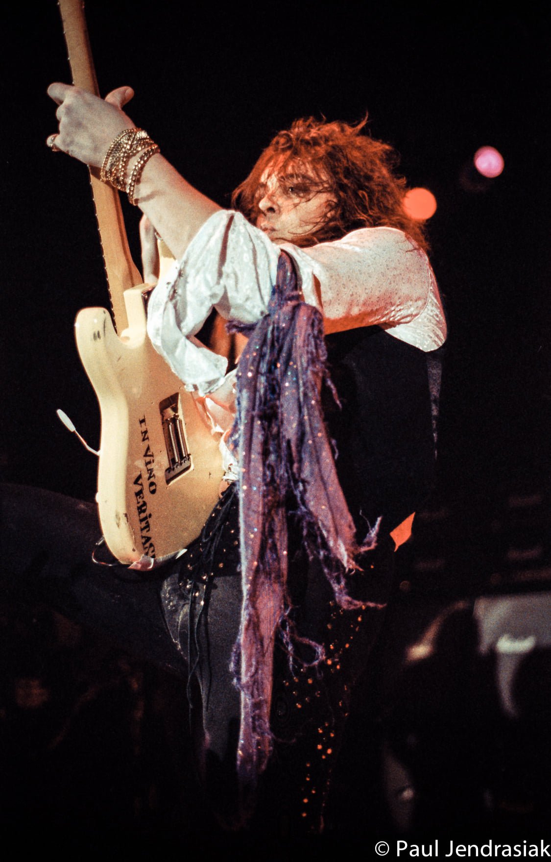 Photos of Yngwie J Malmsteen at his Top Hat gig in 1990🎶 with fan