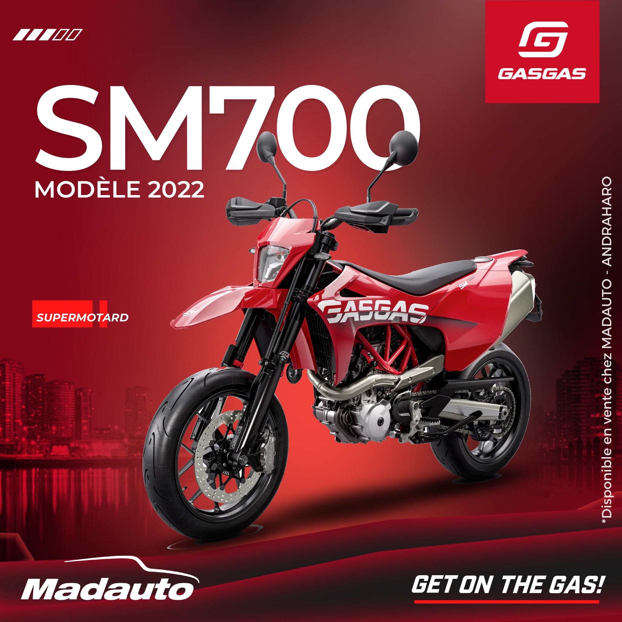 🚨🚨 Get on the Gas 🚨🚨 👉La SM700 modèle... - GasGas Madagascar