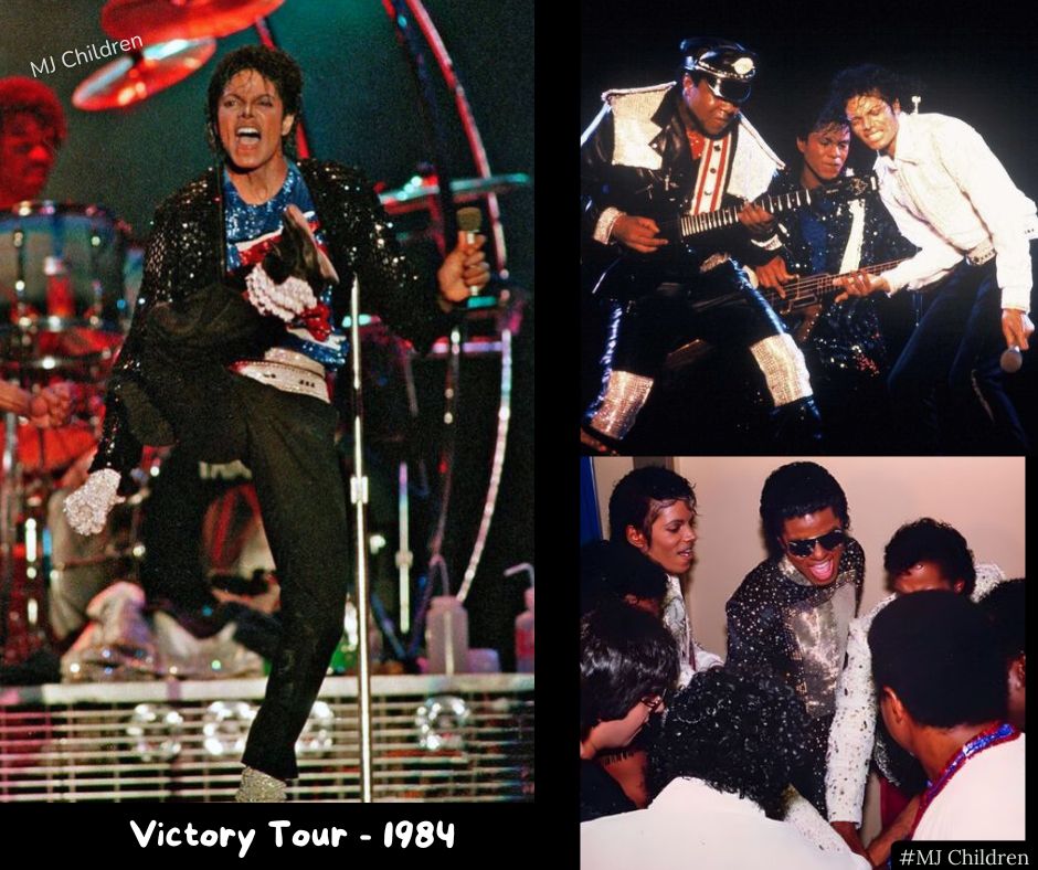 1984 photoshoot of The Jackson's during their Victory Tour 📸
