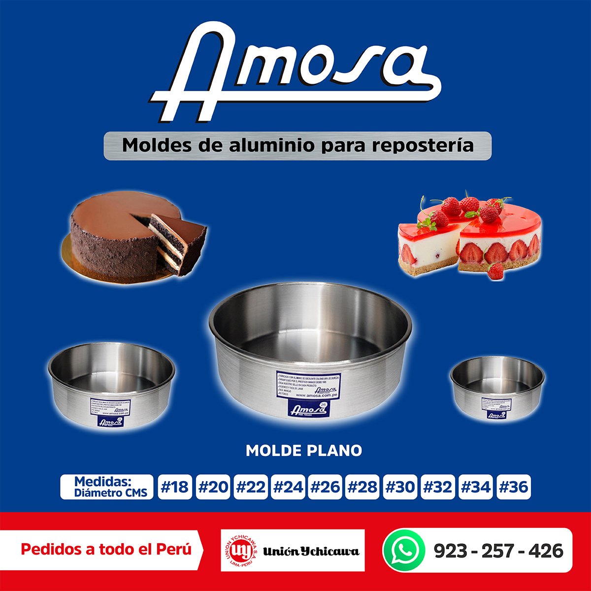AMOSA - Anímate y prepara tu postre favorito con MOLDES...