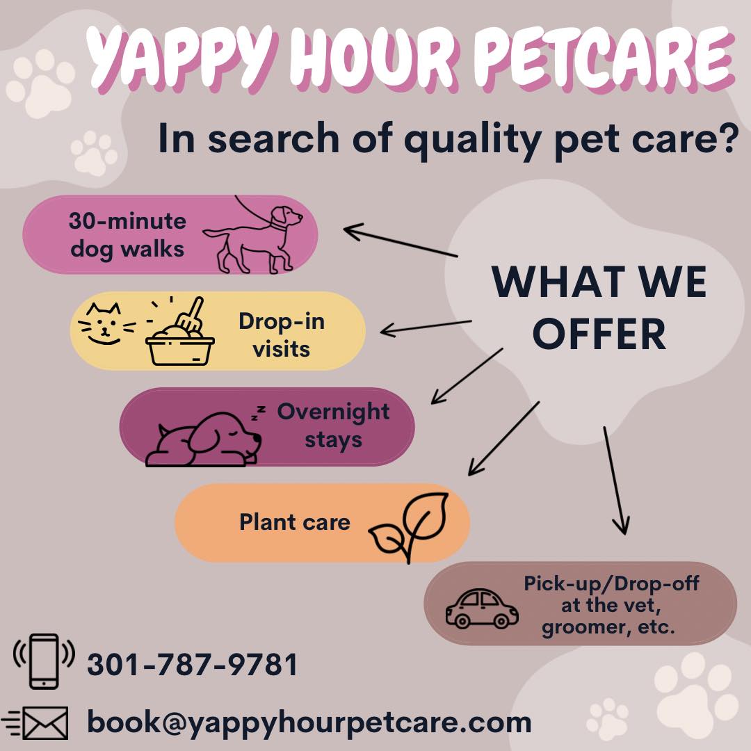 Yappy Hour Petcare | Annapolis MD