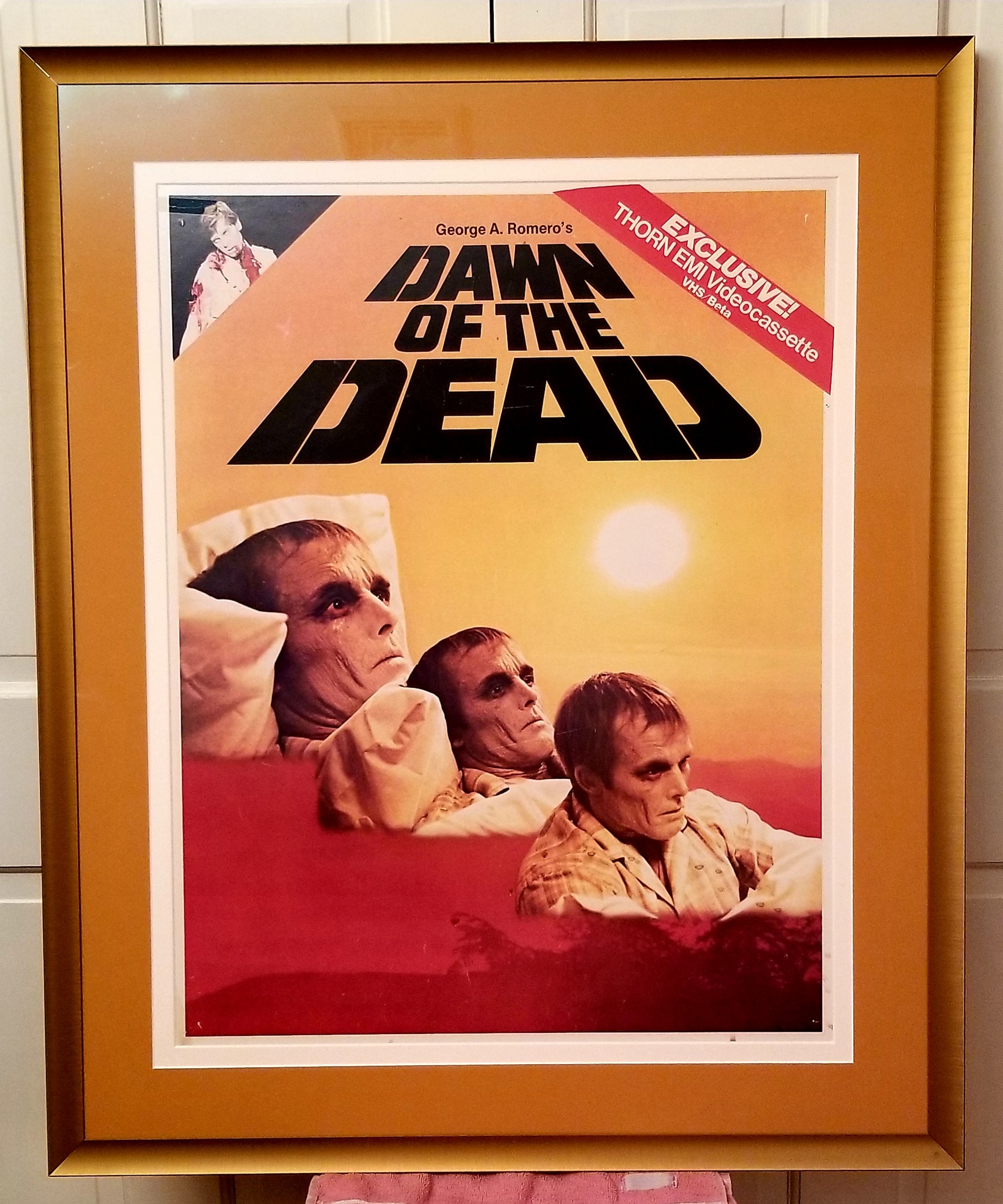 Rare original Dawn of the Dead 1978 movie poster