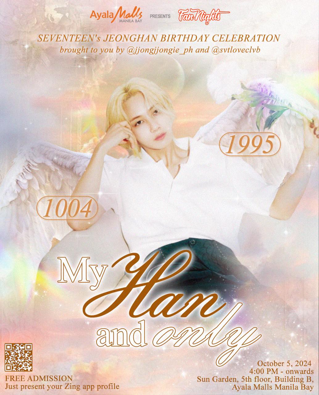 Ayala - Our HAN and Only turns a year older! Come celebrate Jeonghan's ...