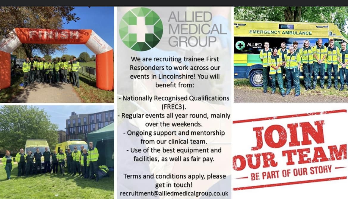 Allied - 🚑🚑🚑 Trainee First Responder Roles 🚑🚑🚑 5 DAYS LEFT TO APPLY ...