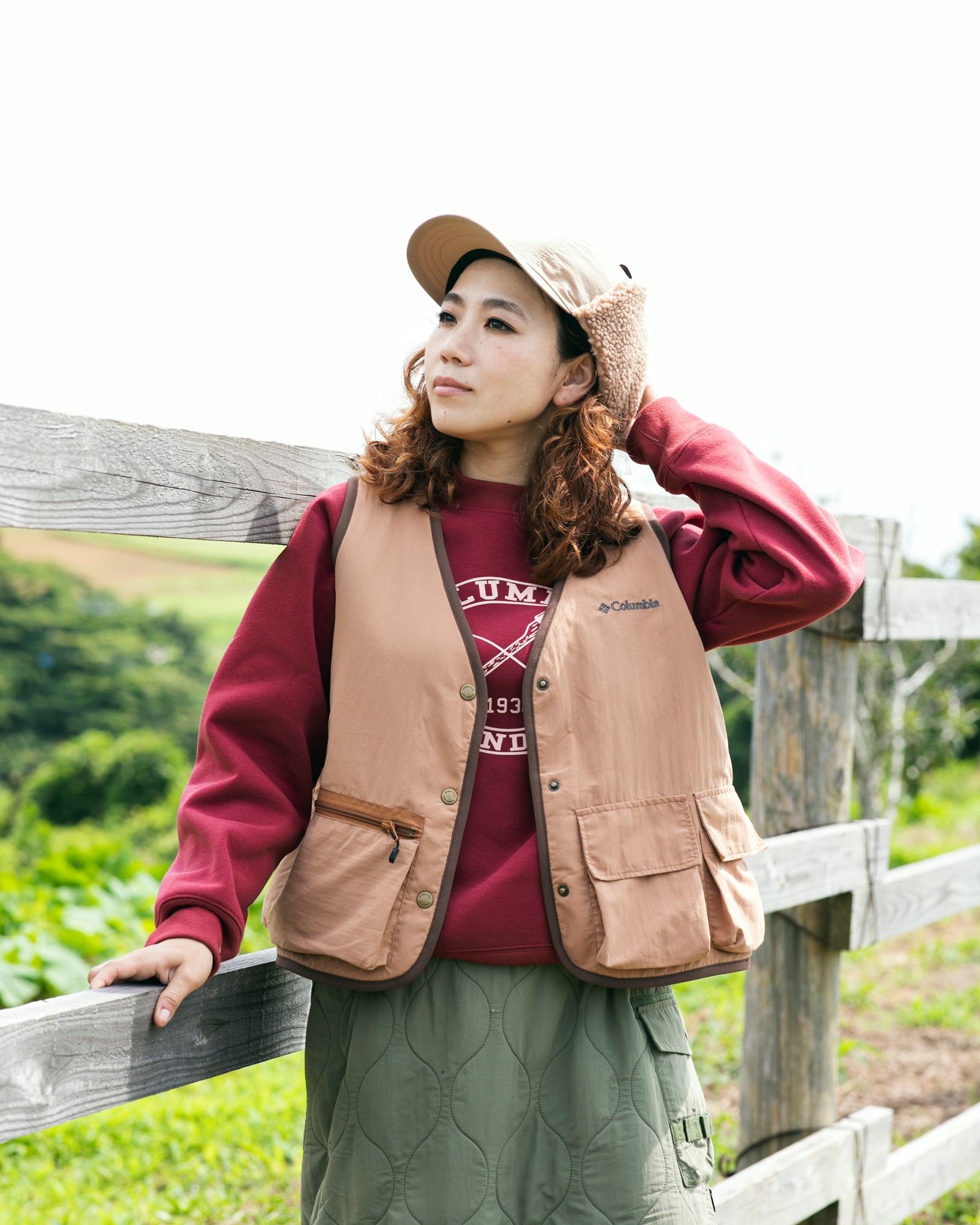 Columbia × YURIE FOREST TO SANCTUARY SWEAT CREW #YURIEとコロンビア 