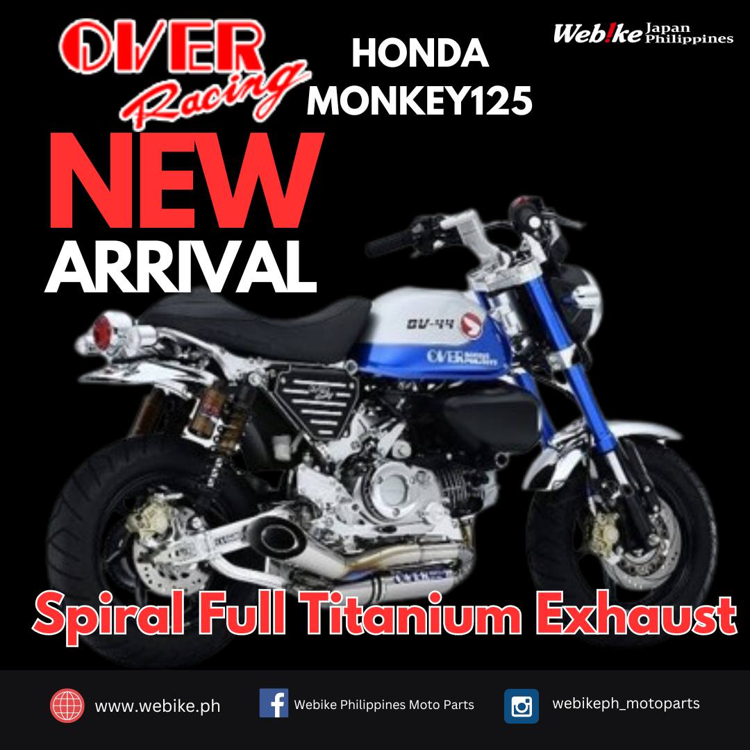 🔥NEW ARRIVAL: OVER RACING Exhaust and Seats for MONKEY125/DAX125