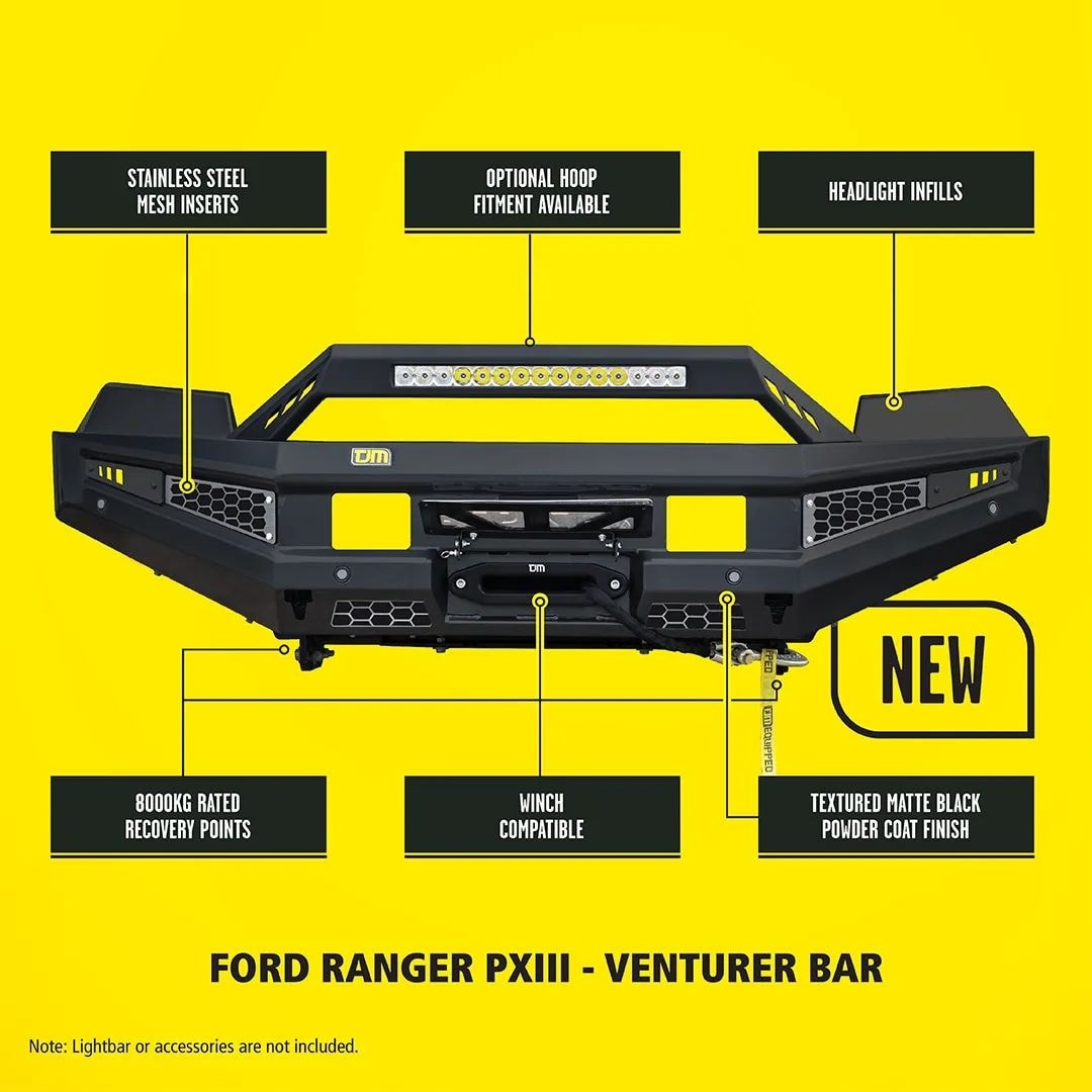TJM 4X4 Africa - Venturer bar Ford Ranger and Everest...