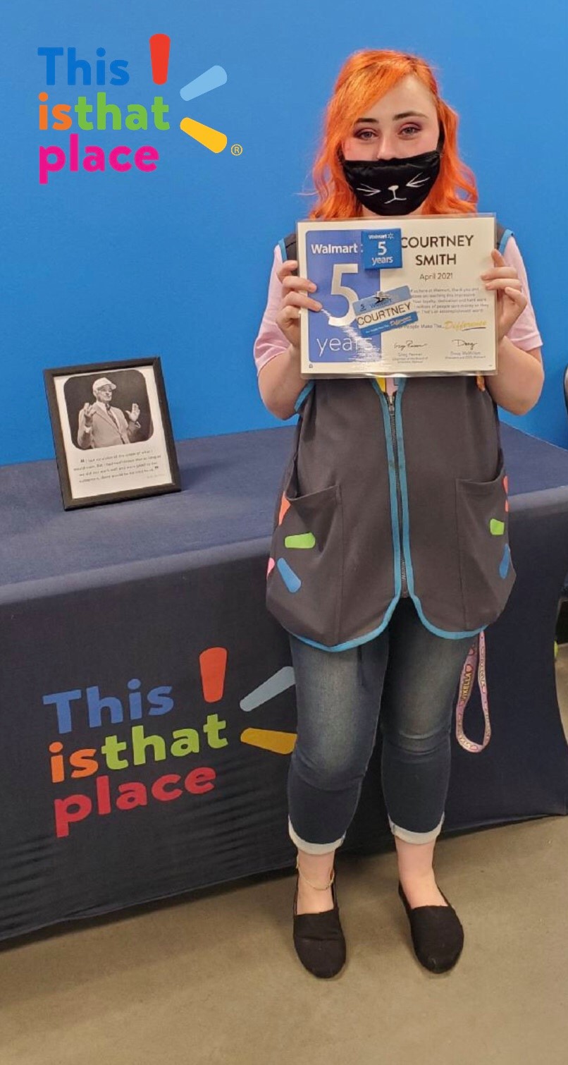 Walmart Mac Arthur - Congratulations Courtney for completing 5 years of ...