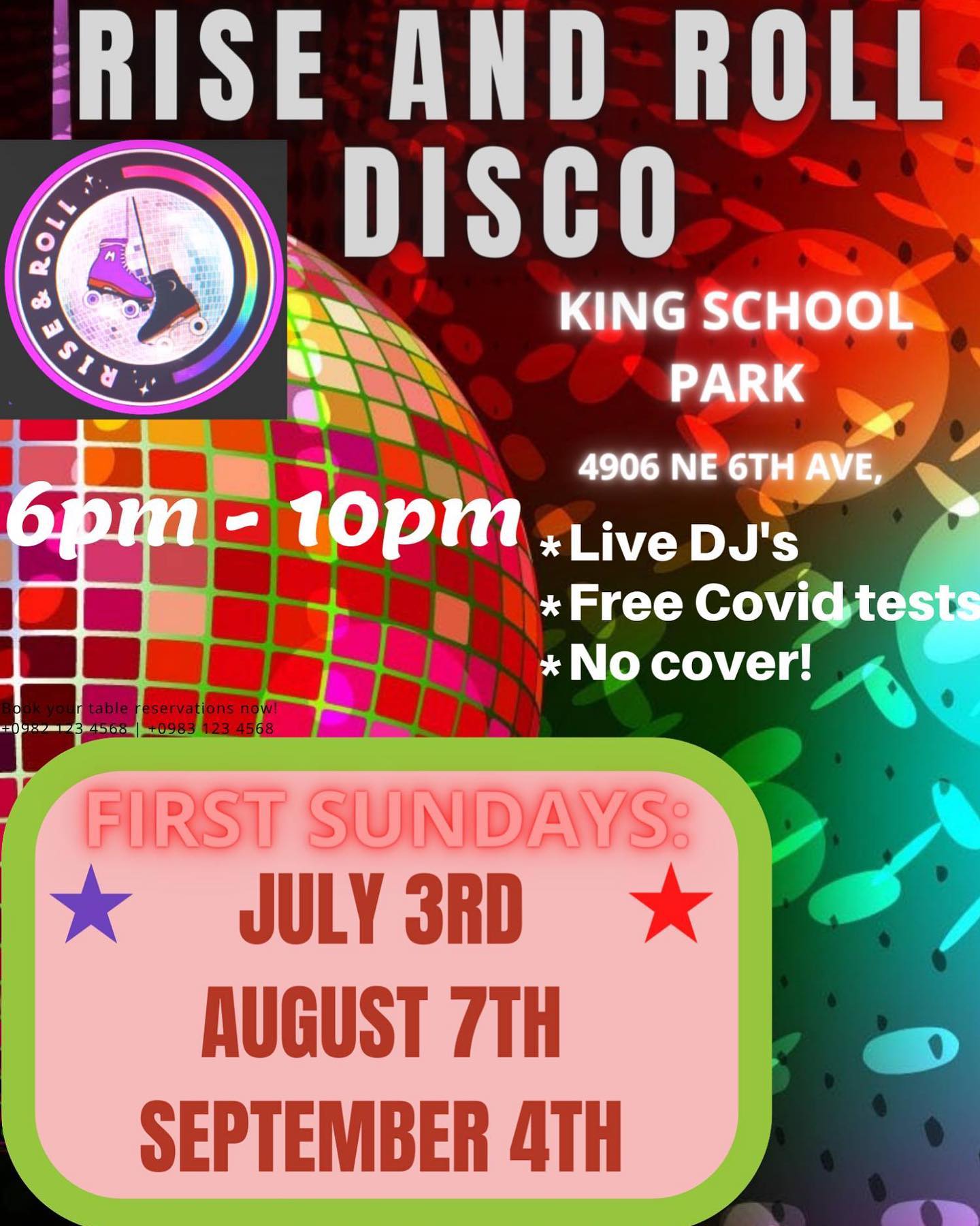 RISE & ROLL Open Air Roller Disco - WE’RE BACK! Rise & Roll is back ...