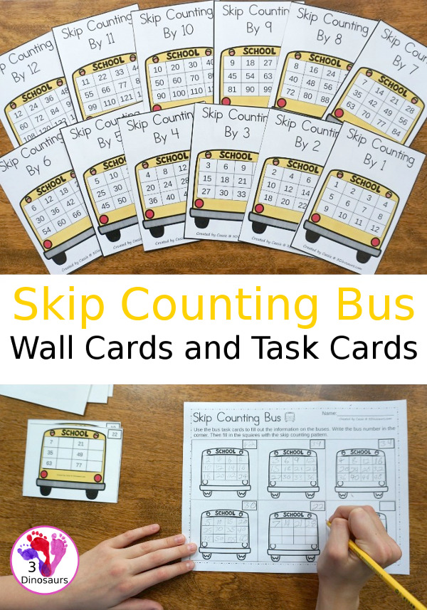 3 Dinosaurs - A fun set of skip counting printables.... | Facebook