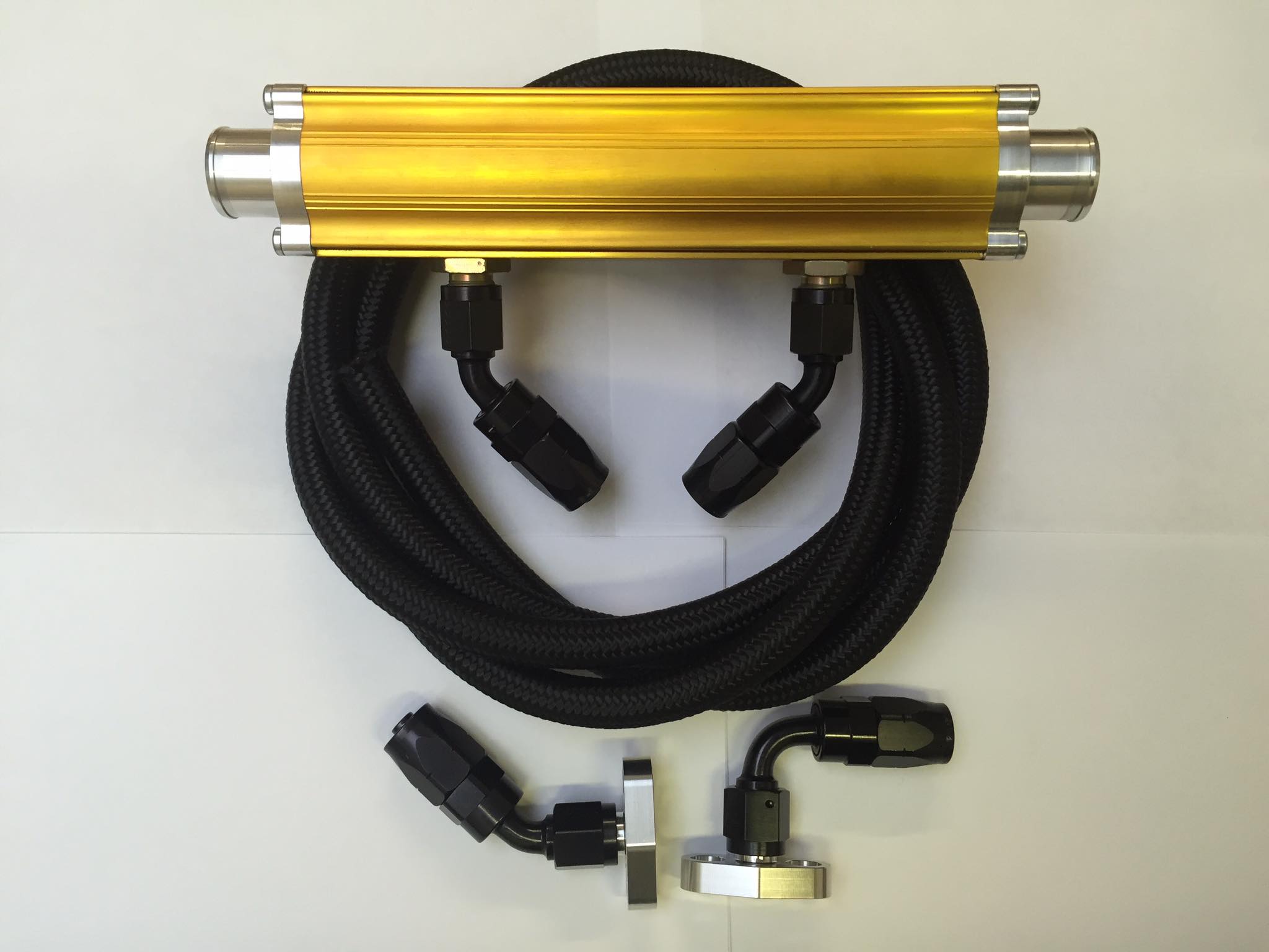 Mocal or Laminova oil / water exchanger kits available to replace
