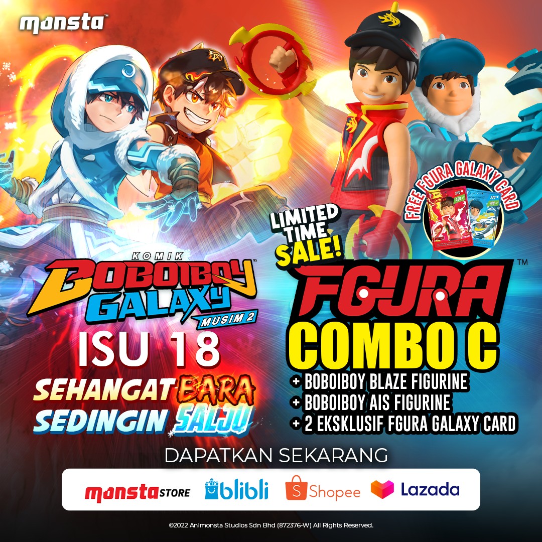 MONSTA - BoBoiBoy Blaze & #BoBoiBoy Ais kembali dalam... | Facebook