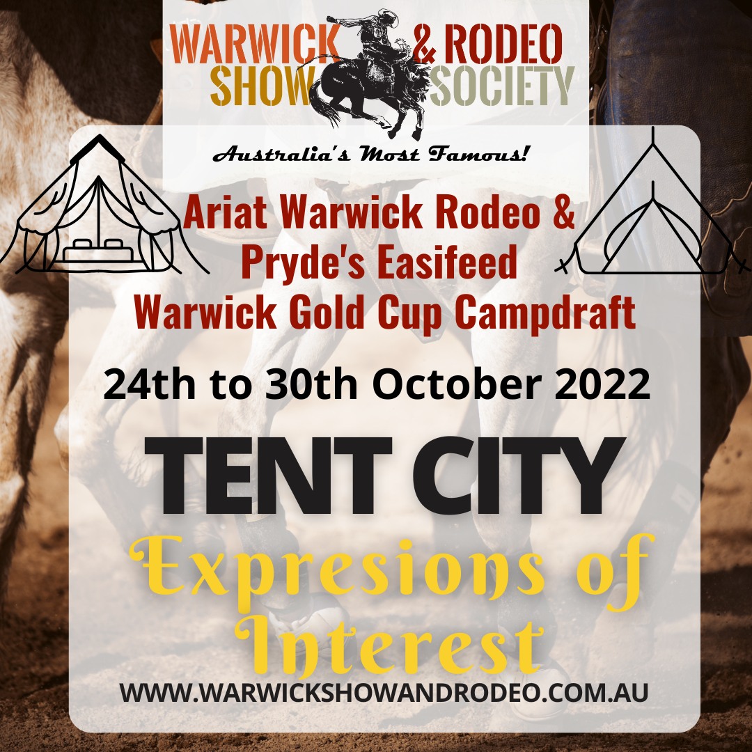 Warwick - EXPRESSION OF INTEREST Are you wanting to attend this year's ...