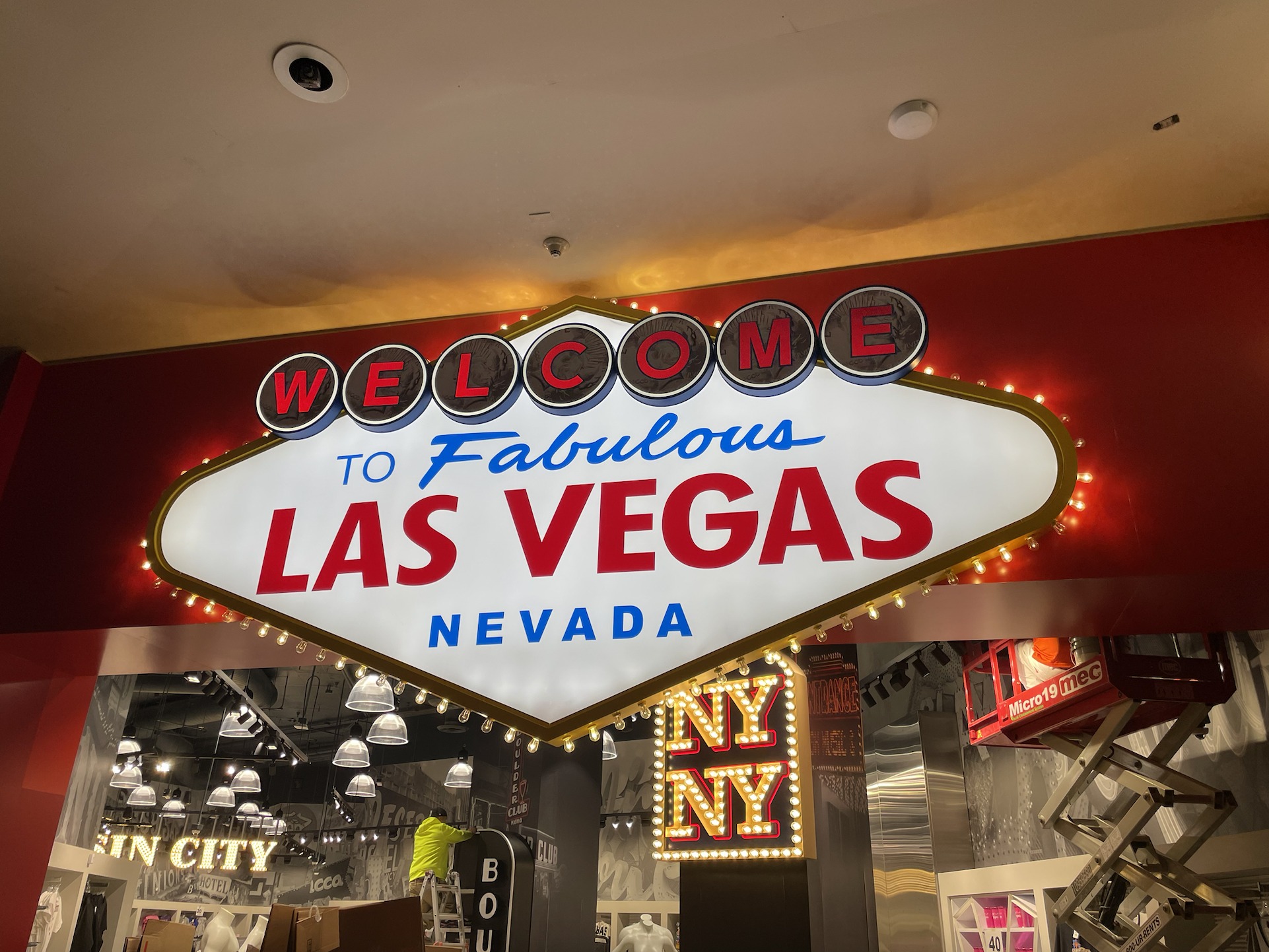 Welcome to Sultry Sin City Las Vegas Light-Up Sign. 13 inches high