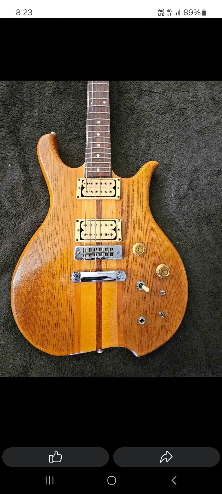 Vintage Japanese Hayakawa guitar from the 70s