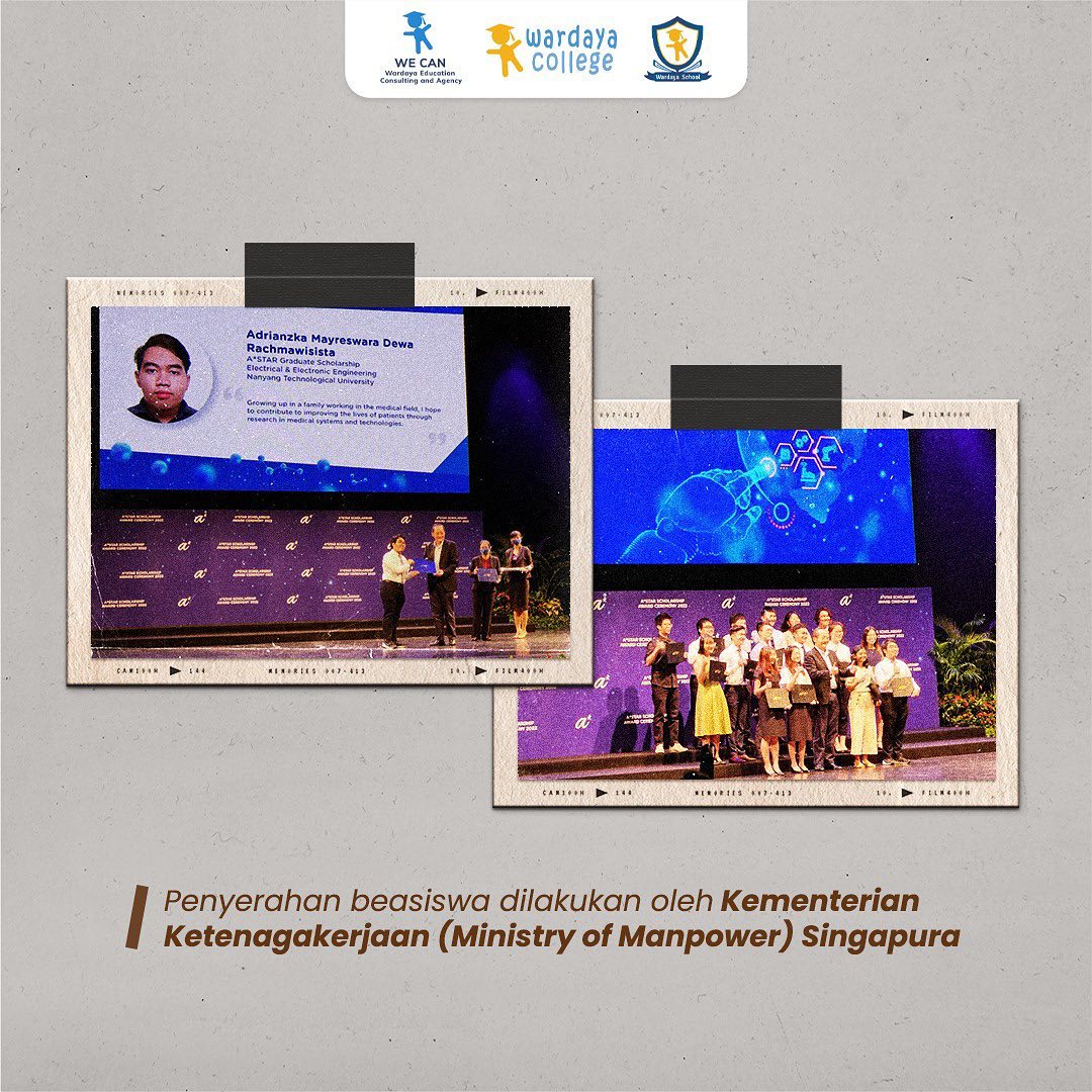 Wardaya College - CONGRATULATIONS, ADRIANZKA!