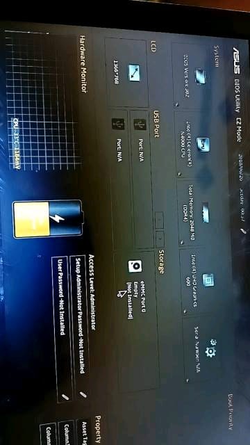 Bios pliss Asus e203ma HDD not detect