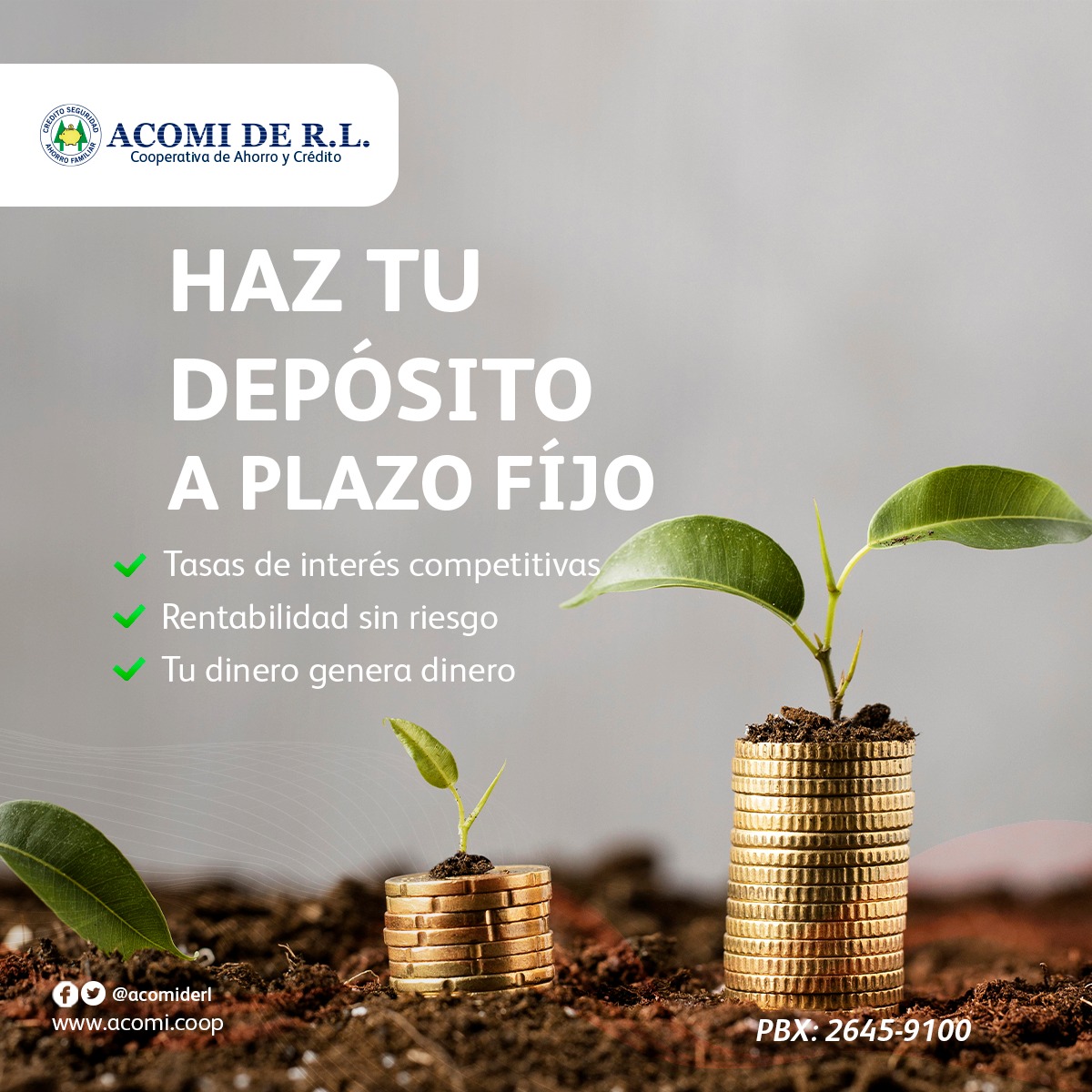 ACOMI de R.L. - ¡En ACOMI ganas mas por tu dinero!...