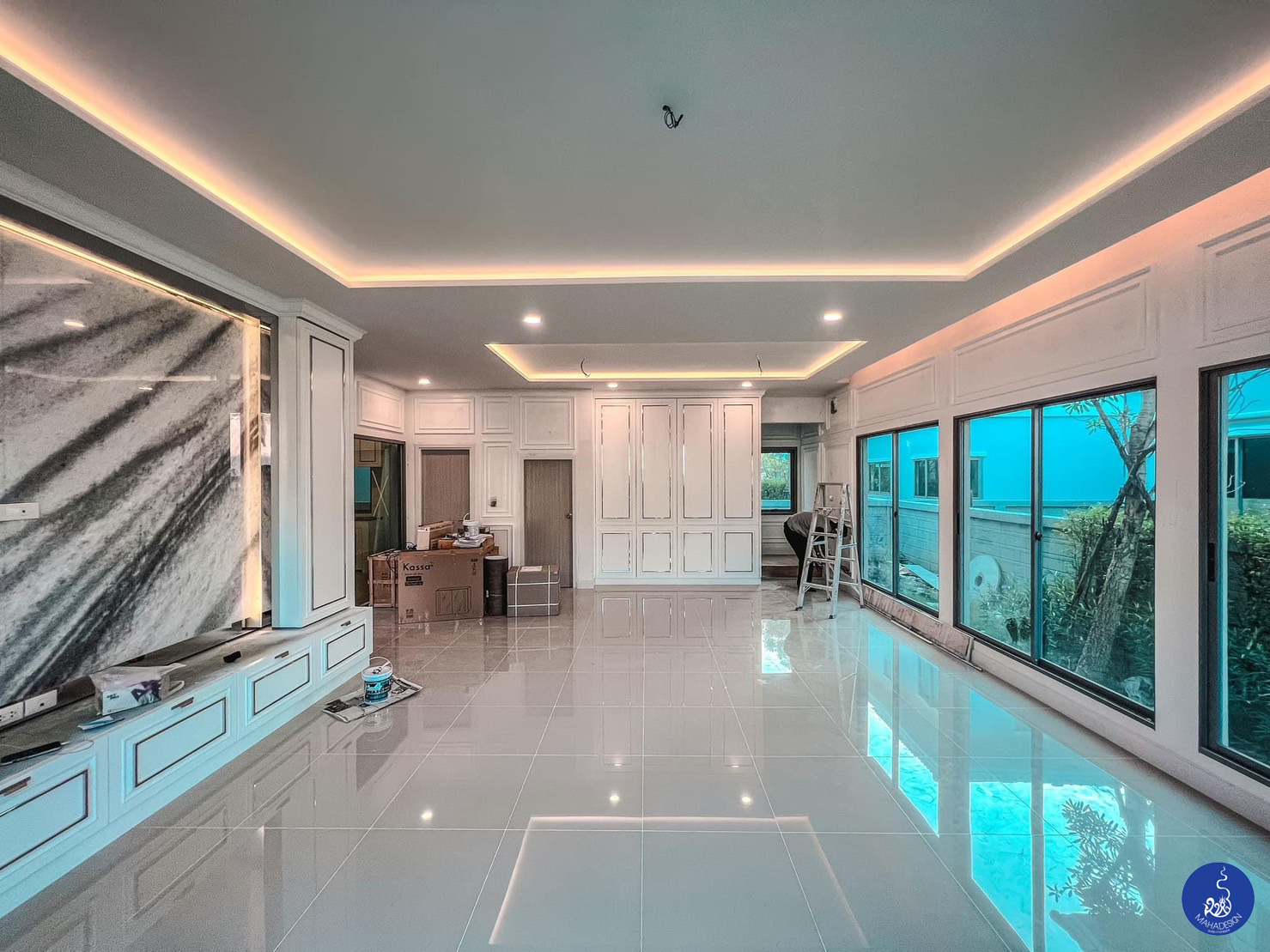 MAHADESIGN - อัพเดตความคืบหน้างานตกแต่งภายใน สถานที่... | Facebook