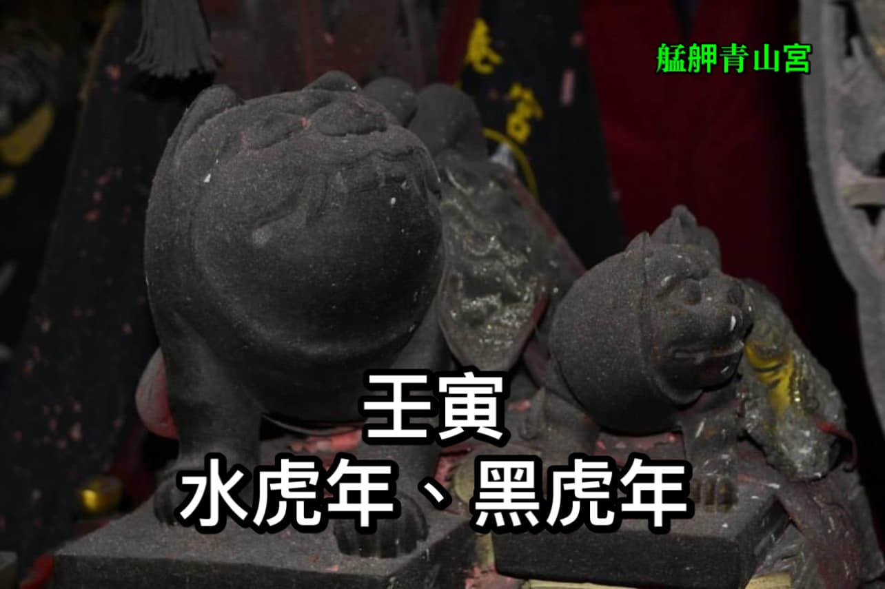 艋舺青山王 - 2022是「壬寅」年。壬寅來自「干支」曆法，被應用於八字命理。天干的「壬」是屬水，地支的「寅」是生肖的虎。所以，2022可稱為 ...