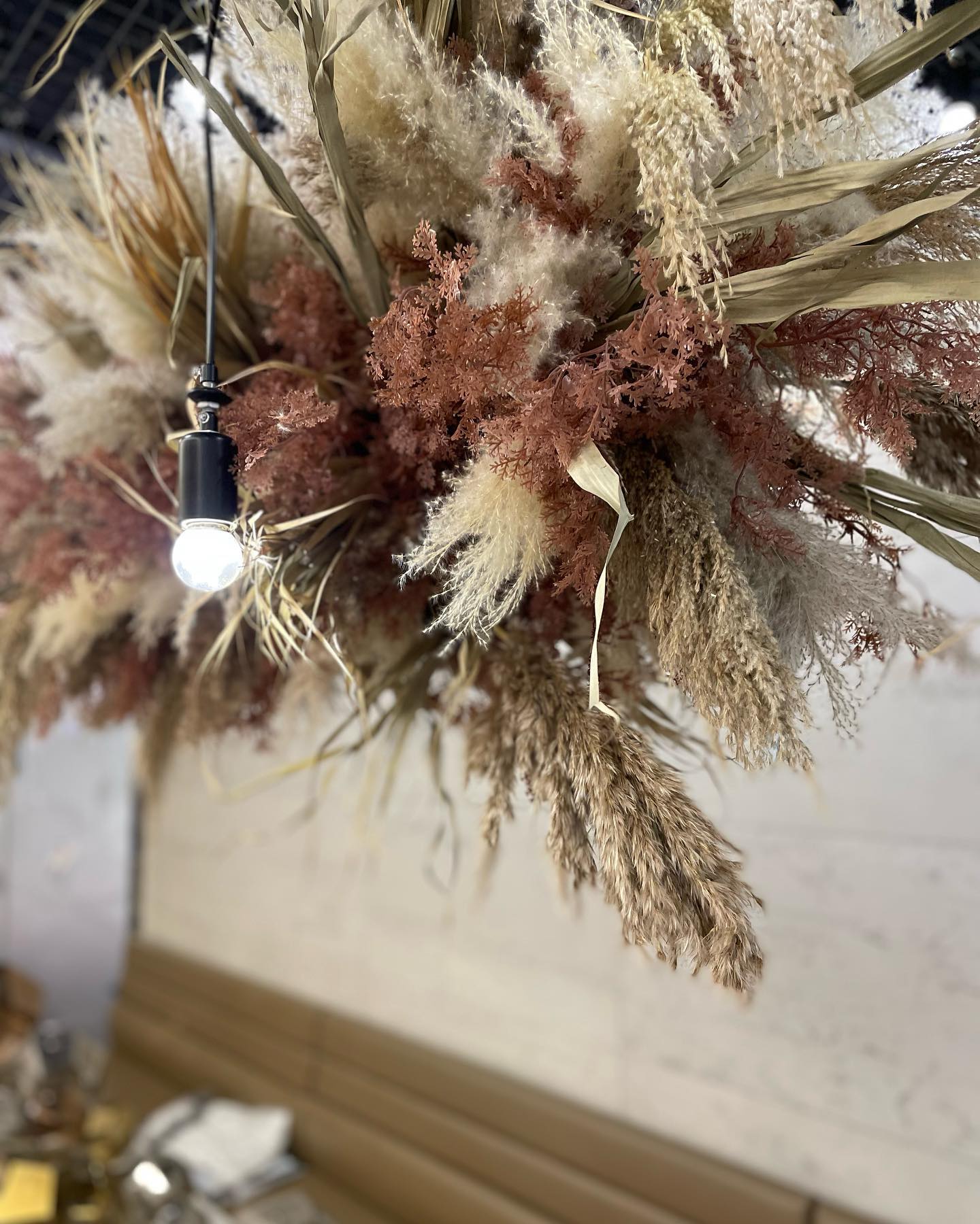 SODA ART - -Work in Progress- Dried Flower Cloud
