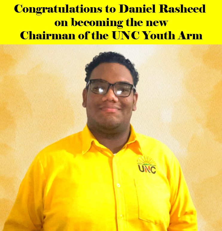 Congratulations to Daniel... - UNC - United National Congress | Facebook