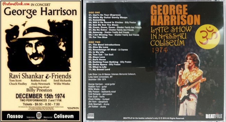 George Harrison's 1974 Chicago Stadium Concert
