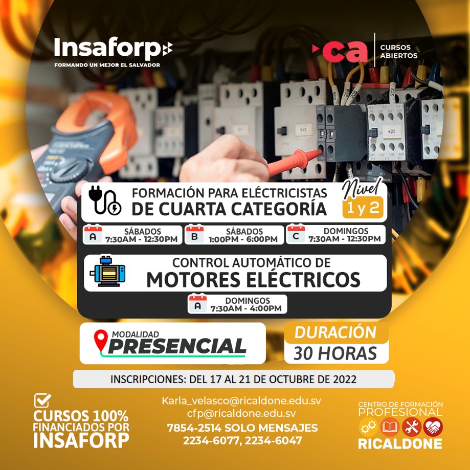 ¡CUPOS... - Centro de Formación Profesional Ricaldone | Facebook