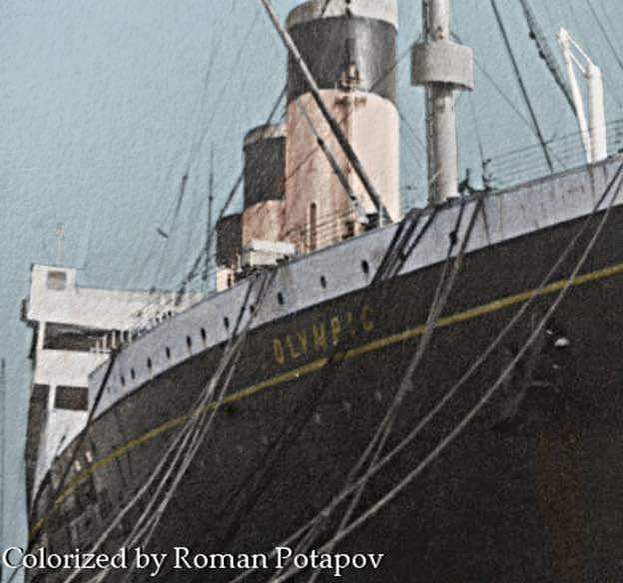 Olympic Class Liners. Colorized artwork by Roman Potapov - RMS Olympic ...