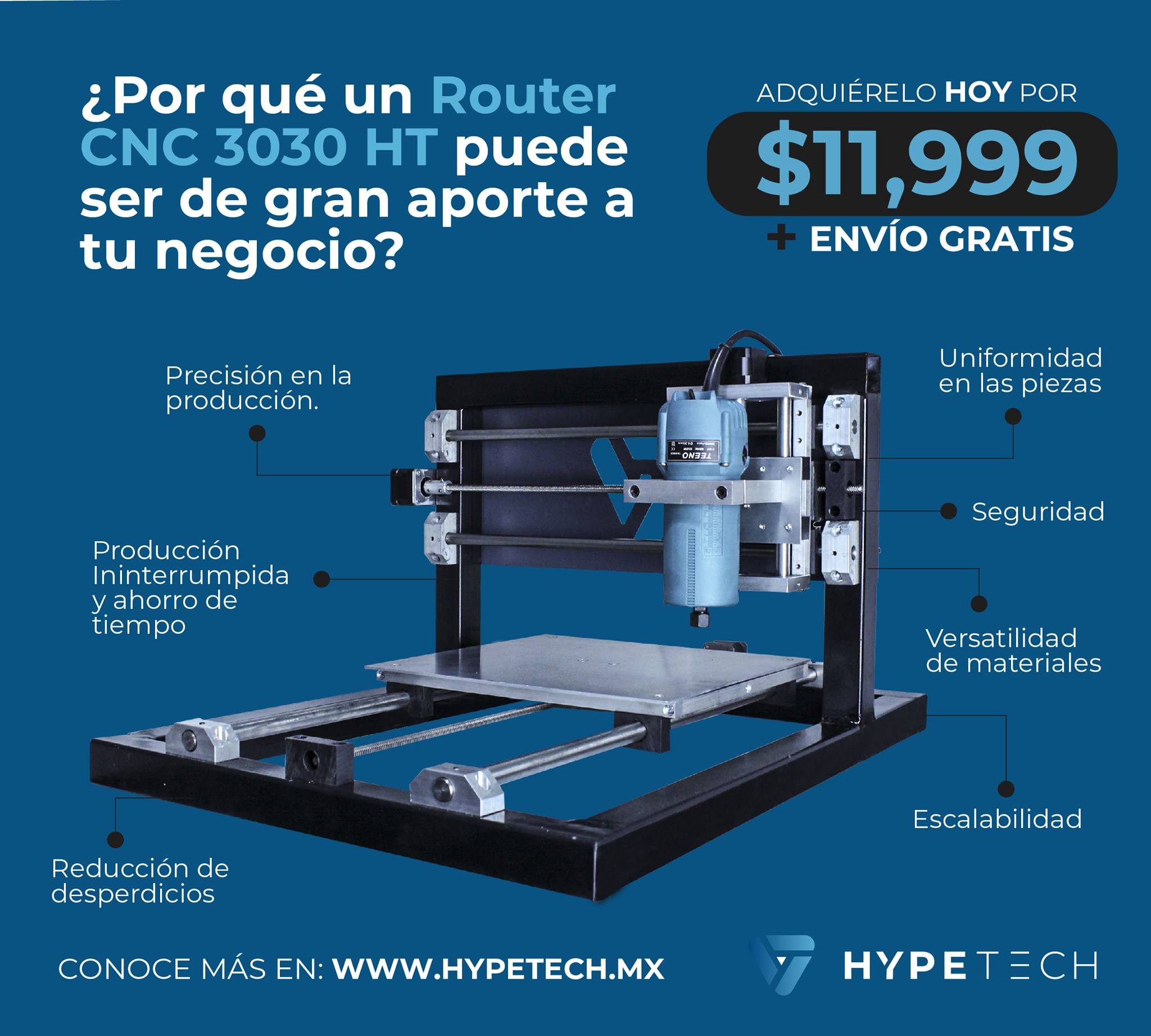 Neatcut - Además de todos sus beneficios, el Router CNC 3030 HT ofrece ...