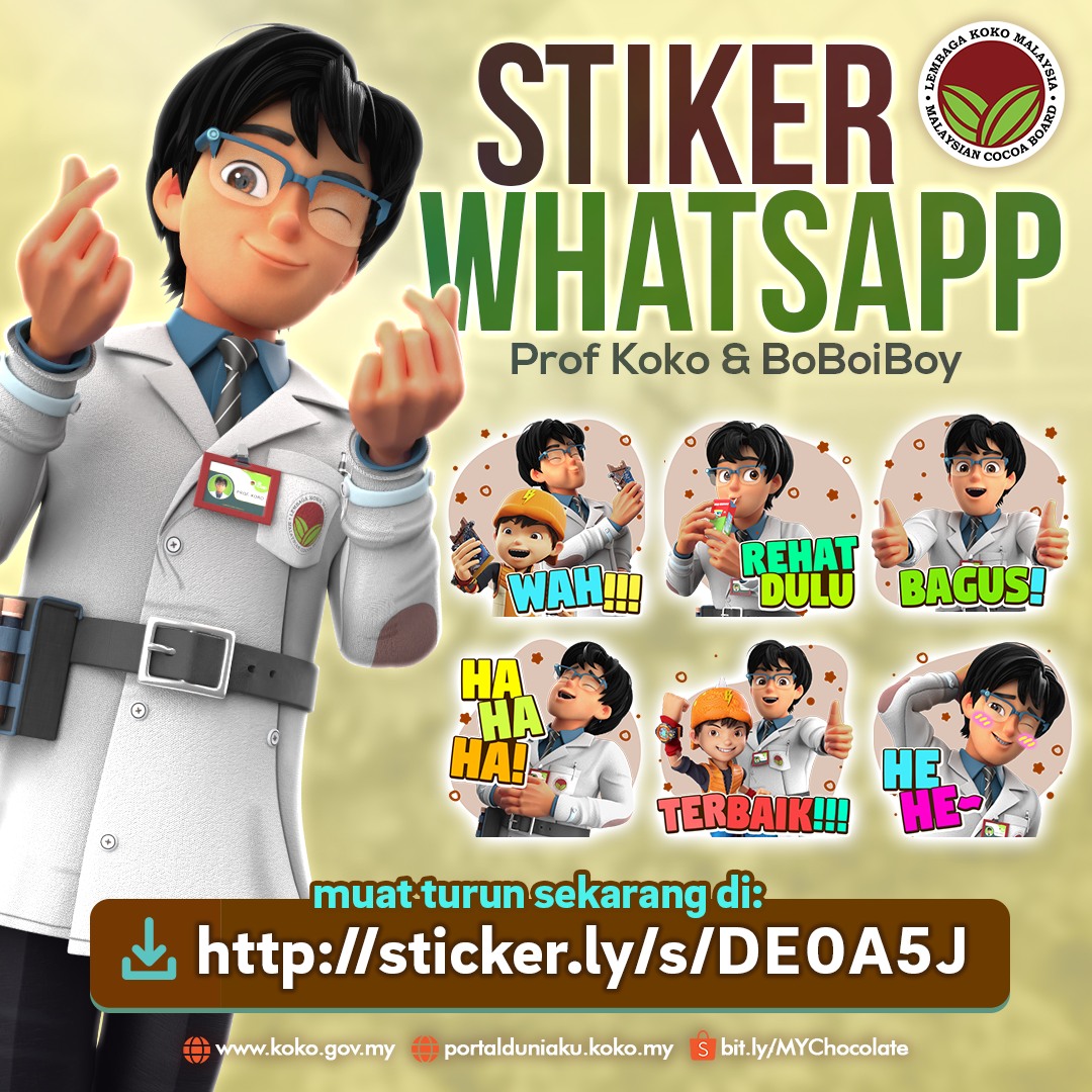 MONSTA - 15 stiker Whatsapp Prof Koko & BoBoiBoy ISTIMEWA untuk anda ...
