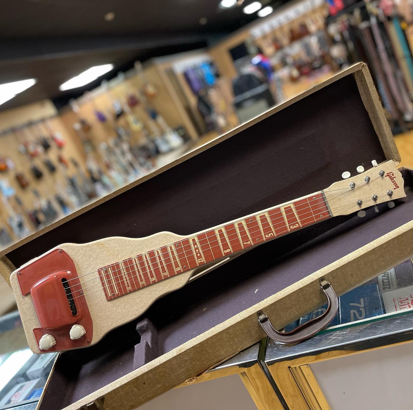 Bask in the glow of this classic 1950 Gibson BR-6 Lap Steel