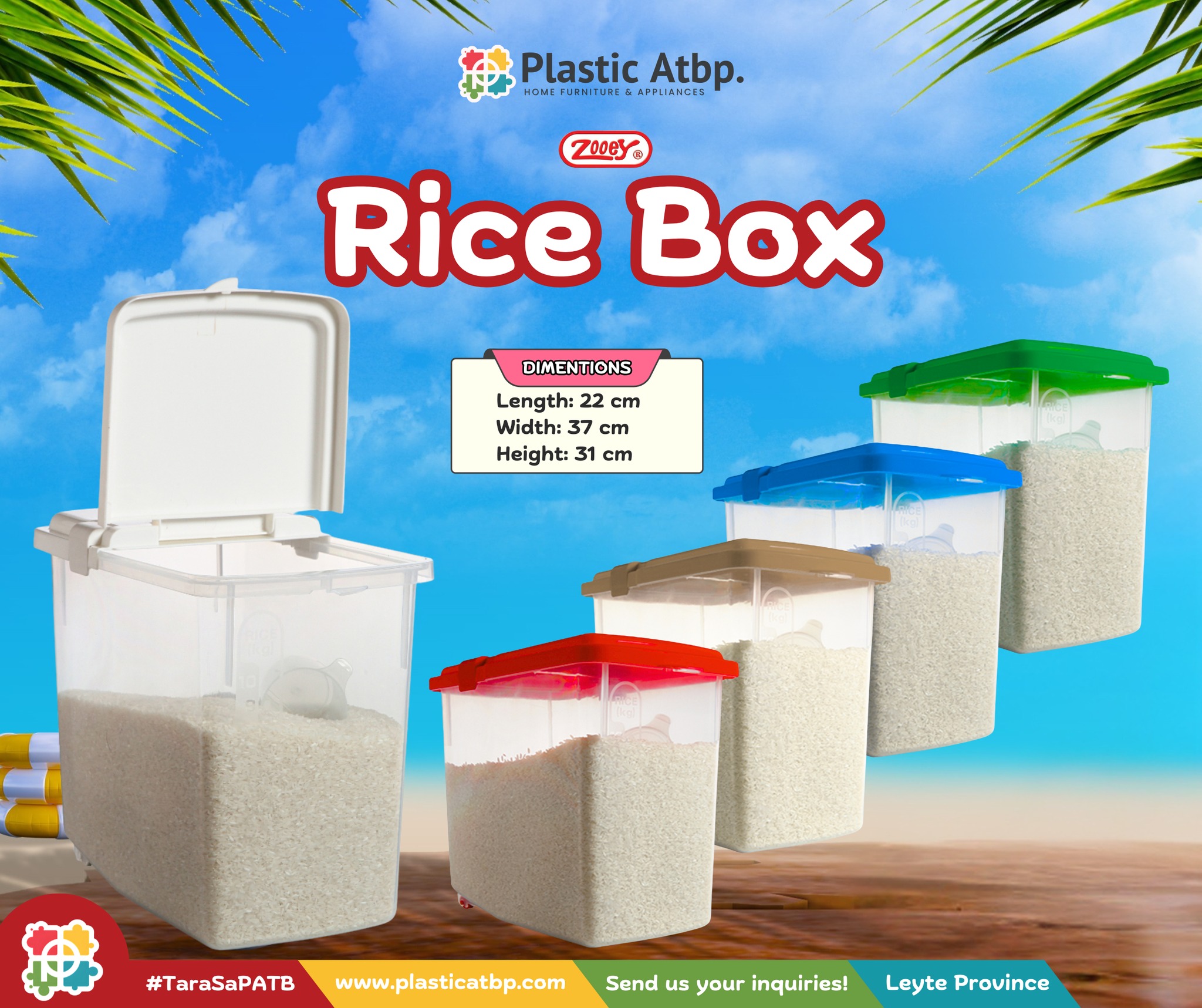 Plastic - 🌞 Keep your rice as fresh as your summer vibes! 🍚🌴 ...