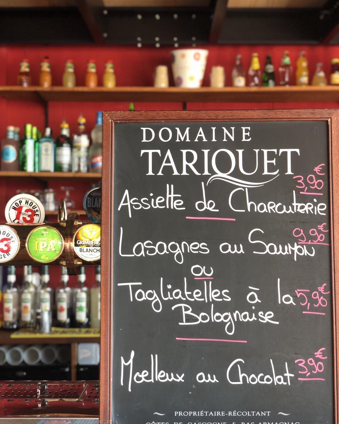 Le Paddock Bar Restaurant Perpignan Menu