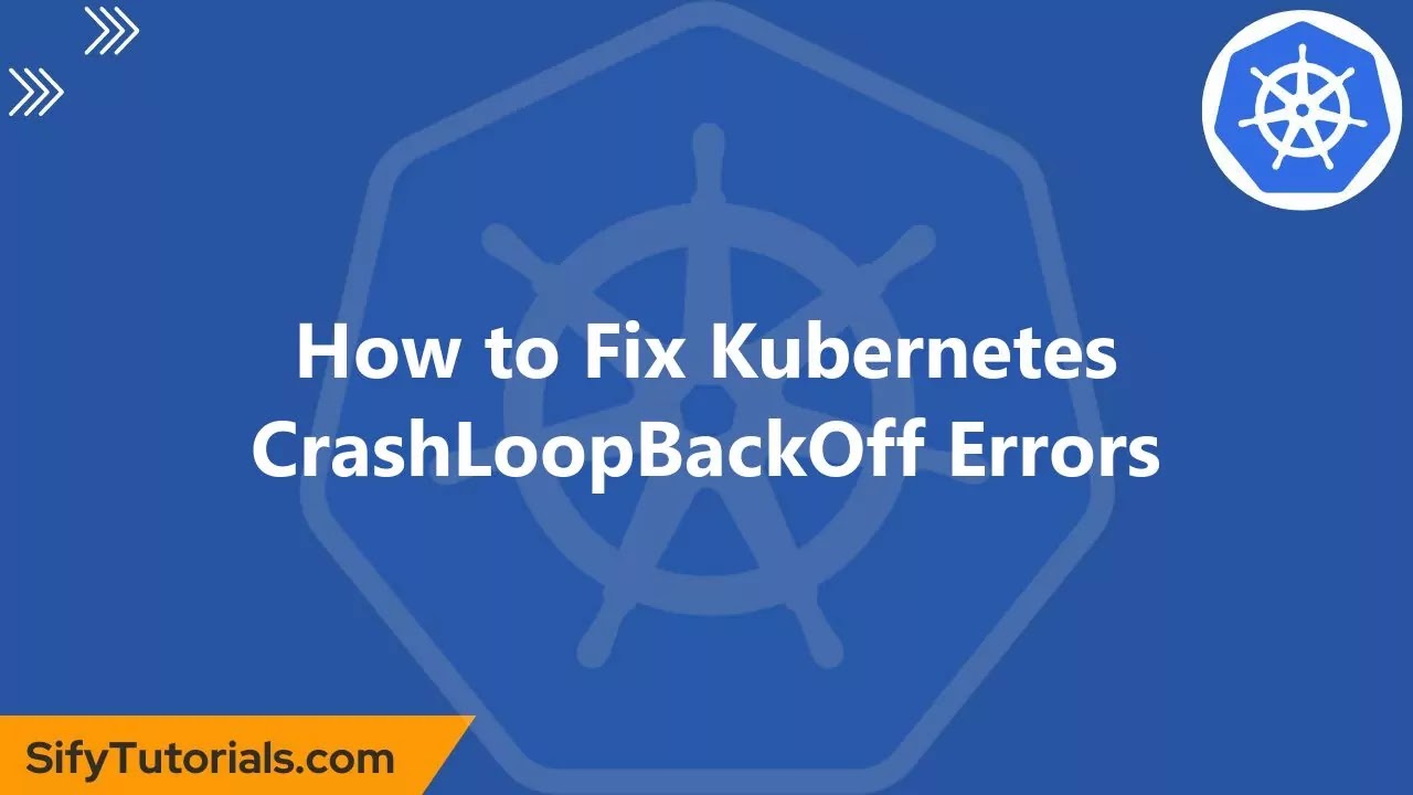 Tech With Nana - 🔥🔥 How to Fix Kubernetes CrashLoopBackOff... | Facebook