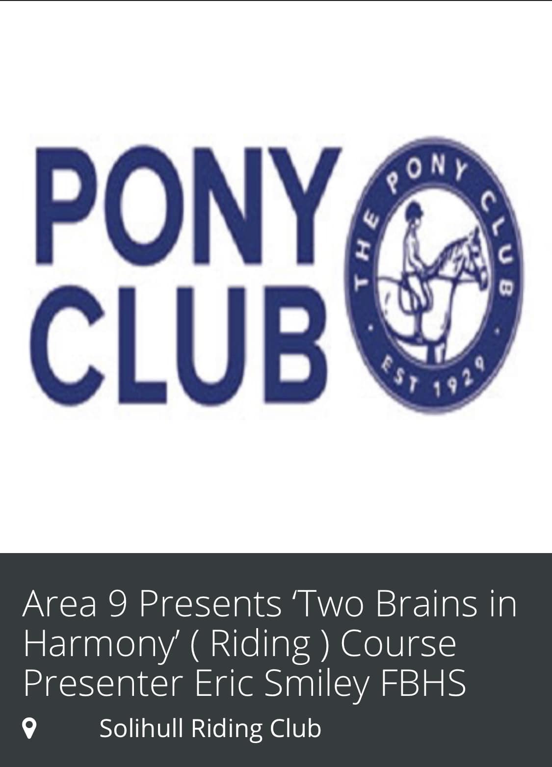 Are you competing at 80cm+... - Old Berkshire Hunt Pony Club