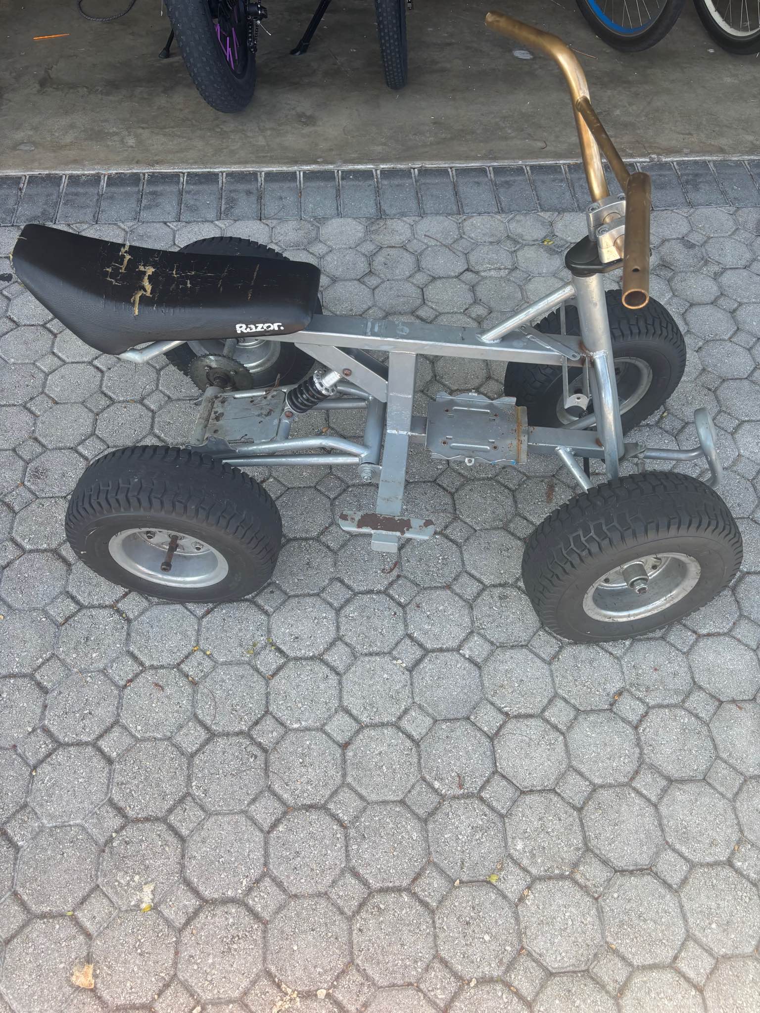 Razor atv frame with handlebars and wheels - ATVs & UTVs - Boca Raton ...