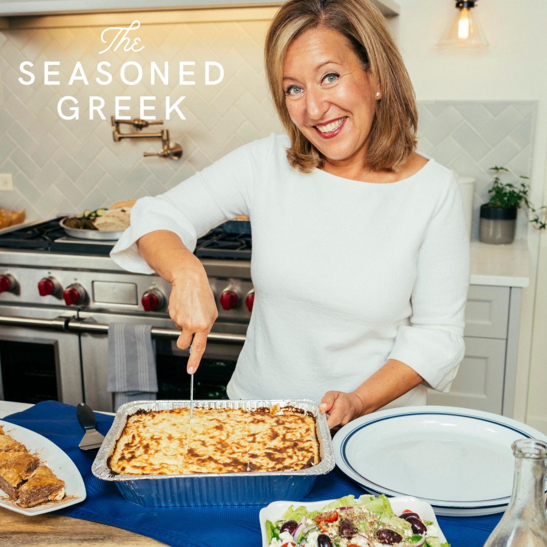 Hi everyone!!! For those of you who might be new here, we are Helen  (blonde) and Billie (brunette) - two sisters who founded www.miakouppa.com  your go-to spot for all things Greek cooking!