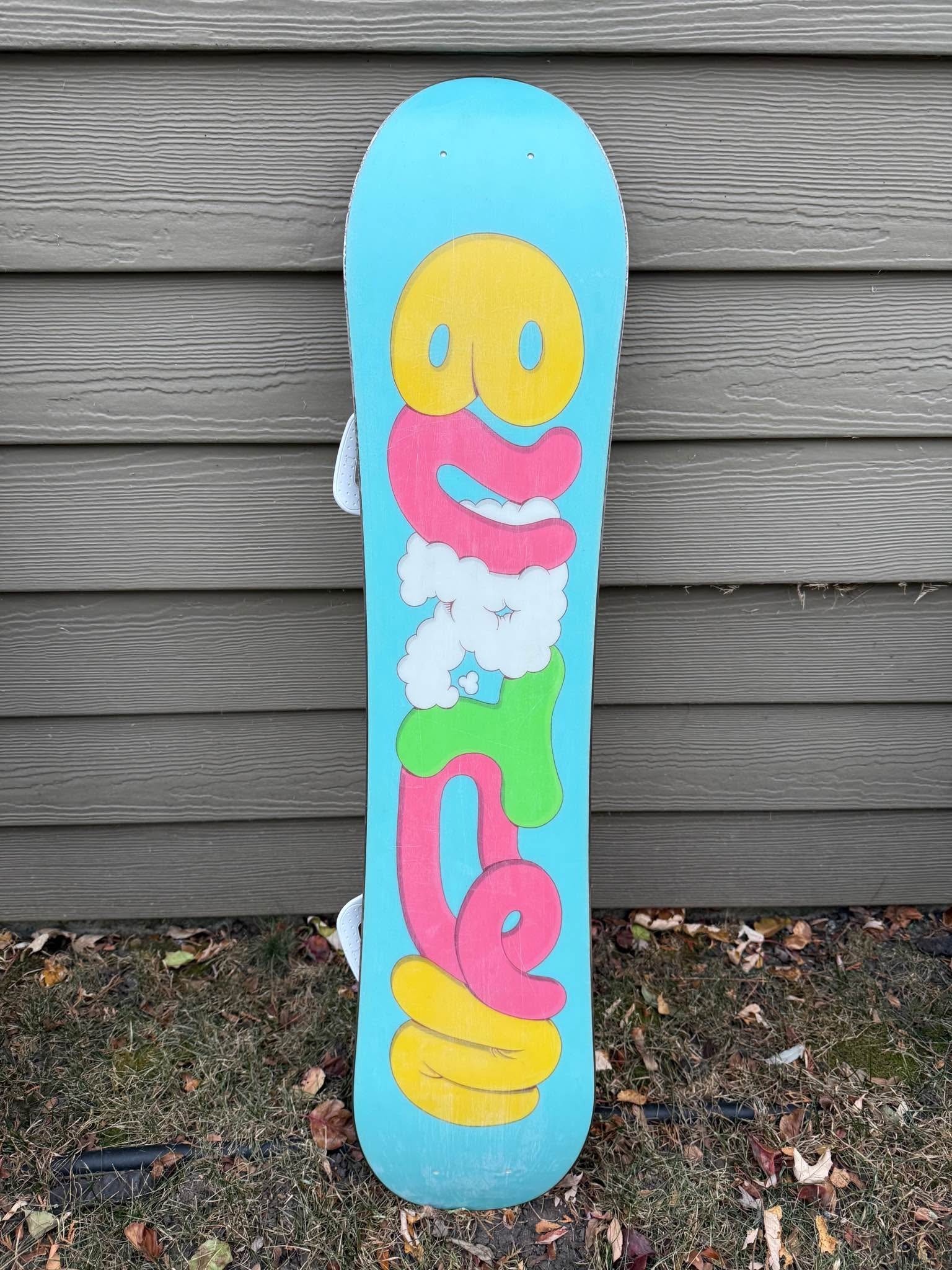 burton 100cm snowboard Kids' After School Special Package Burton LTR Snowboard Burton Counterbalance Camber Snowboard, Hallucinate