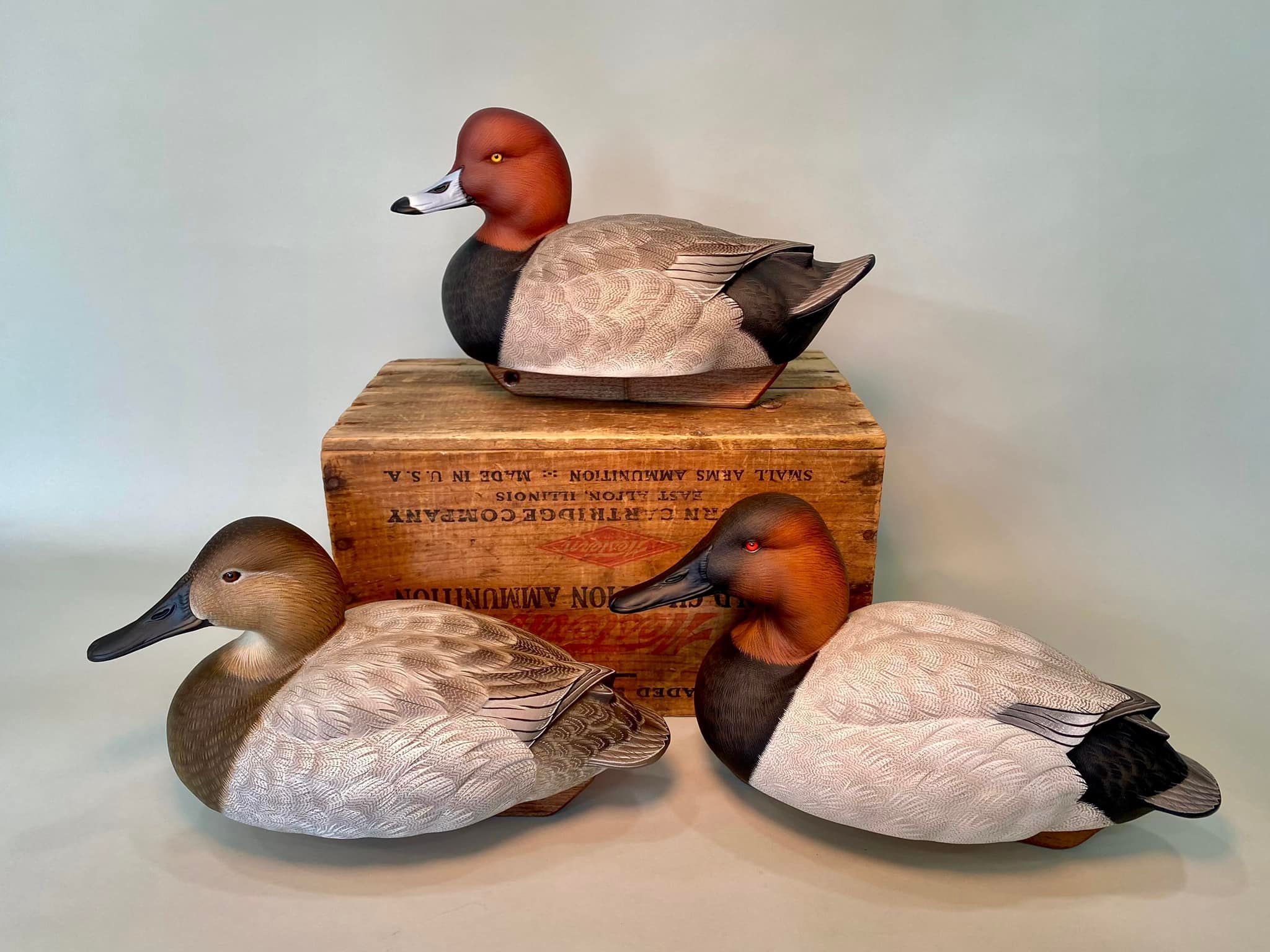 Decoy rig by Tom Christie for 2022 world carving championships