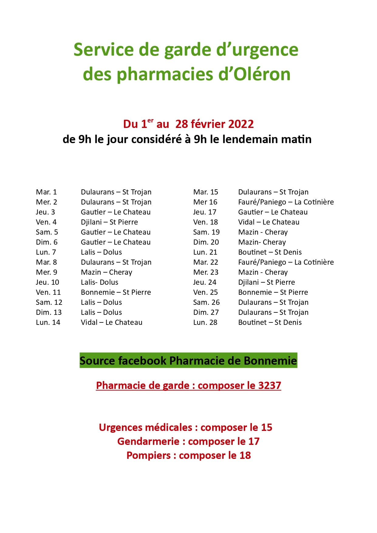 Pharmacie De Garde Onet Le Chateau