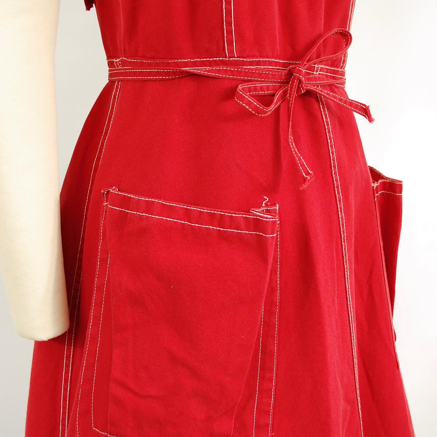 Vintage Dominick's Mother Hubbard apron still in great shape after
