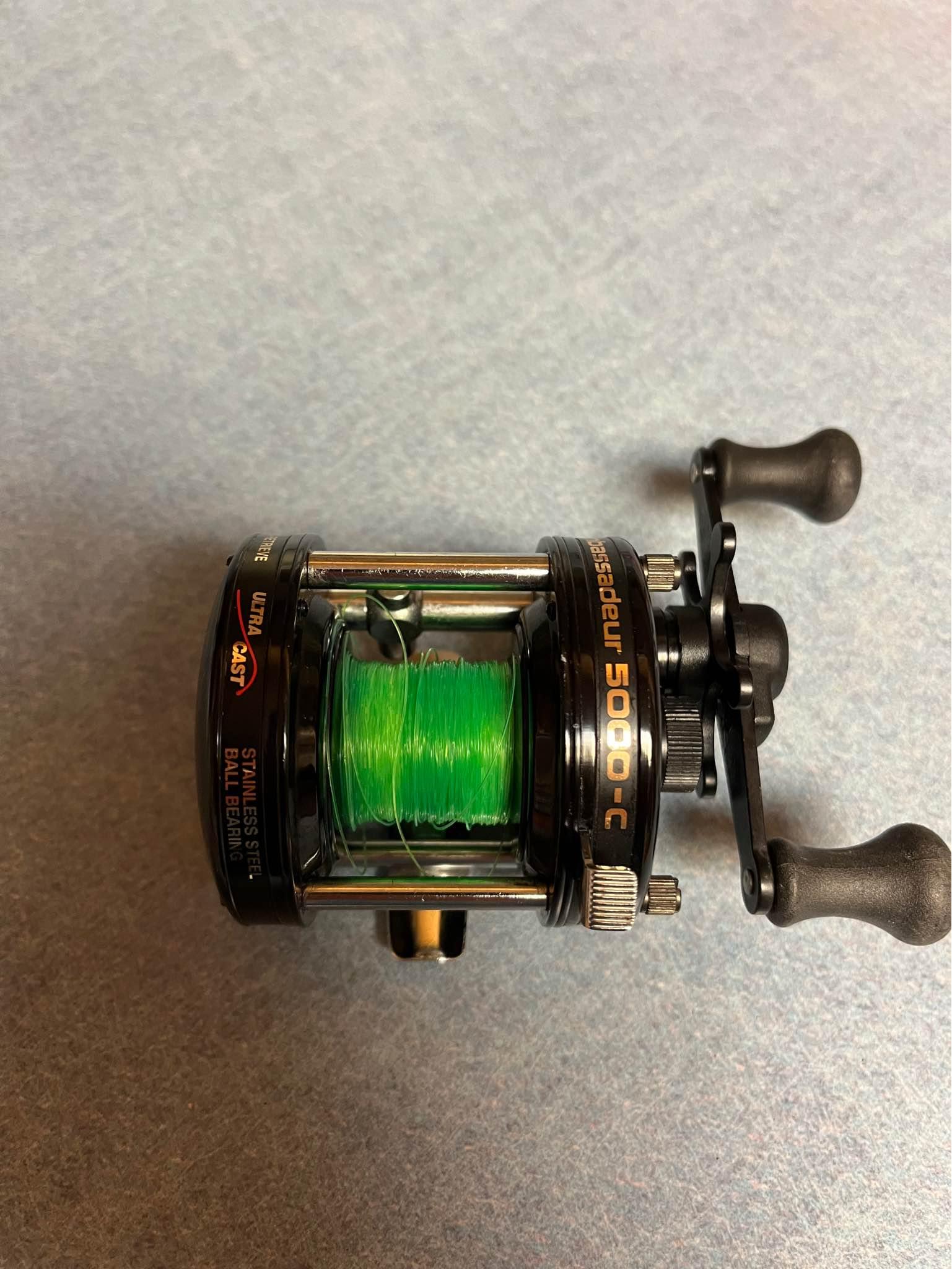 abu garcia ambassadeur 5000d green Baitcasting Reel – BanzaiHobby Vintage Abu Garcia Ambassadeur 5000D