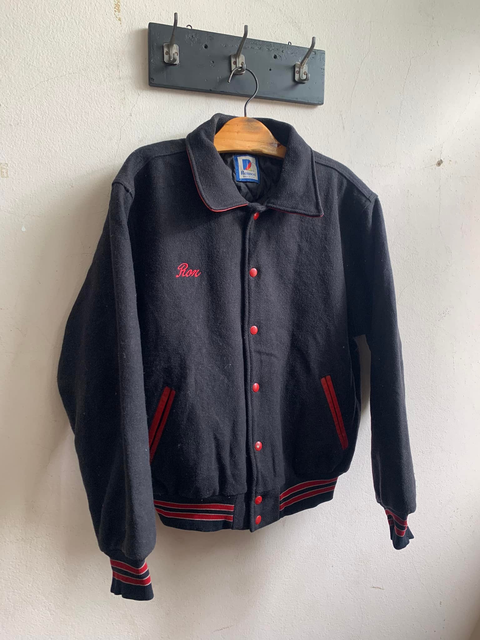 1985 REISSUE MIXED COTTON AND NYLON BOMBER JACKET SOUND OF THE 