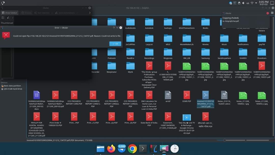 How to transfer files securely from PC to Android using FTP on pop