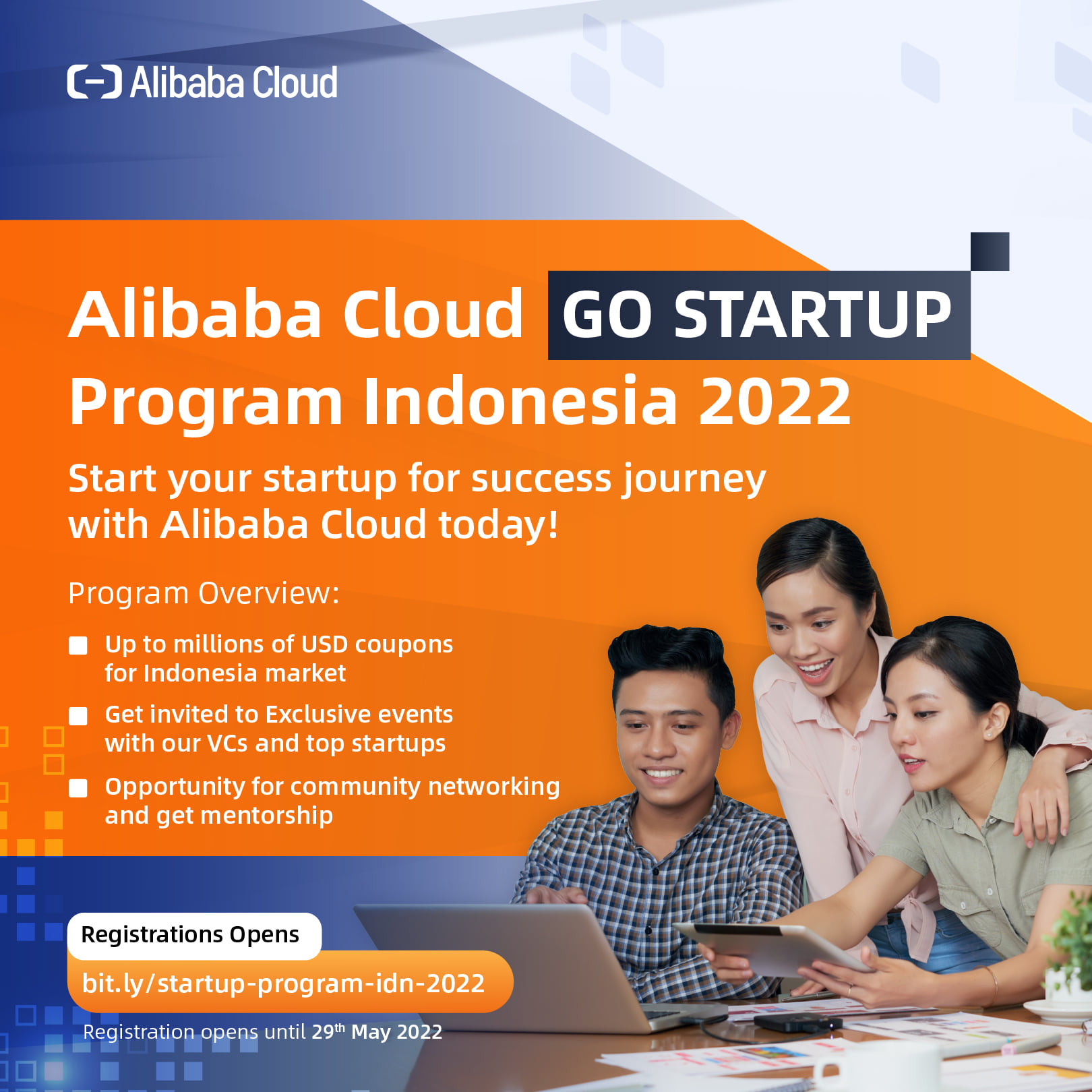 Alibaba Cloud - Go Startup Program adalah proyek yang...